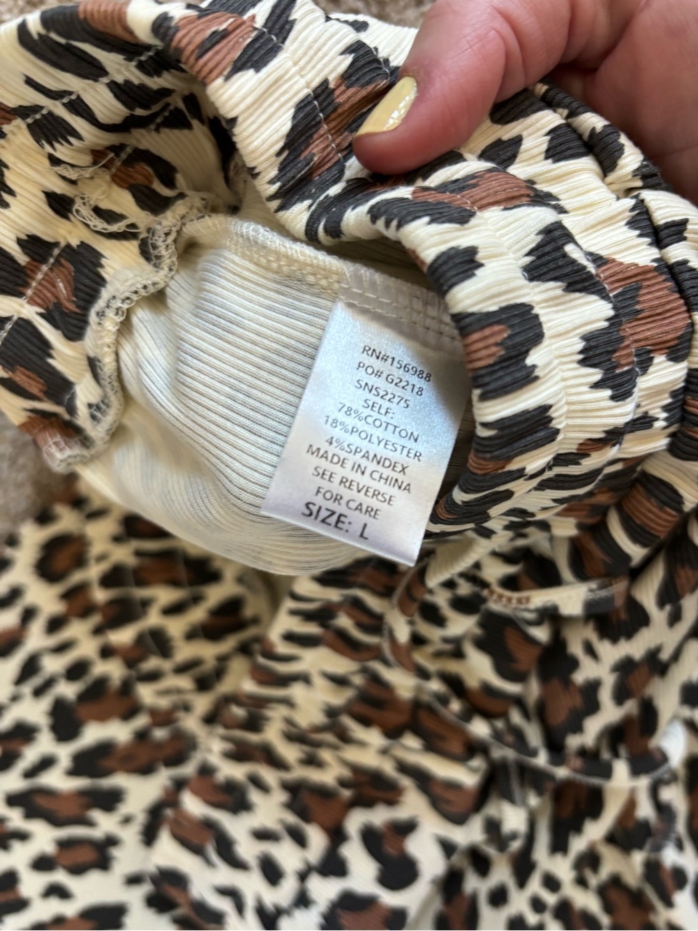 Leopard Print Pants - Picture 3 of 5